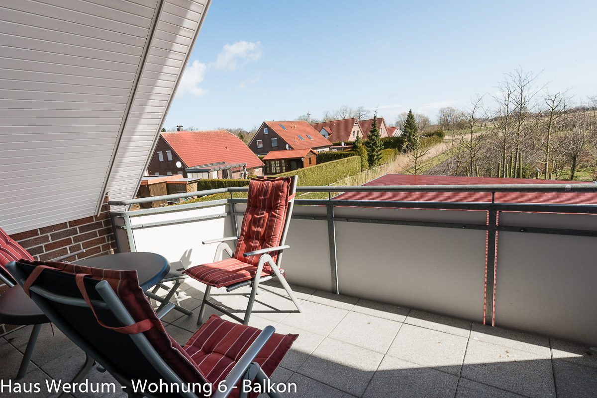 Haus Werdum Wohnung 6 Bild 91 Balkon