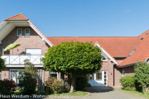 Haus Werdum Wohnung 7 Bild 91 Balkon