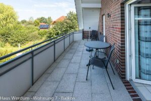 Haus Werdum Wohnung 7 Bild 93 Balkon